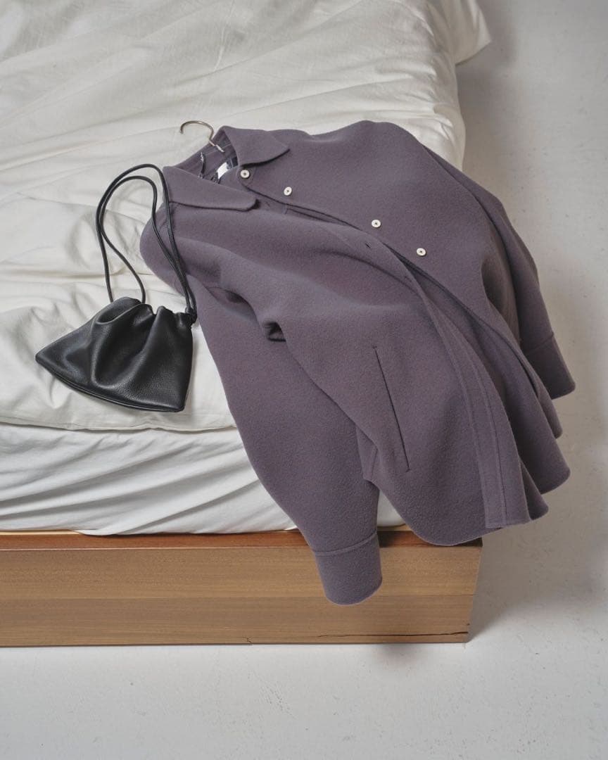 TODAYFUL WOOL SHIRT JACKET スカイブルー36サイズ