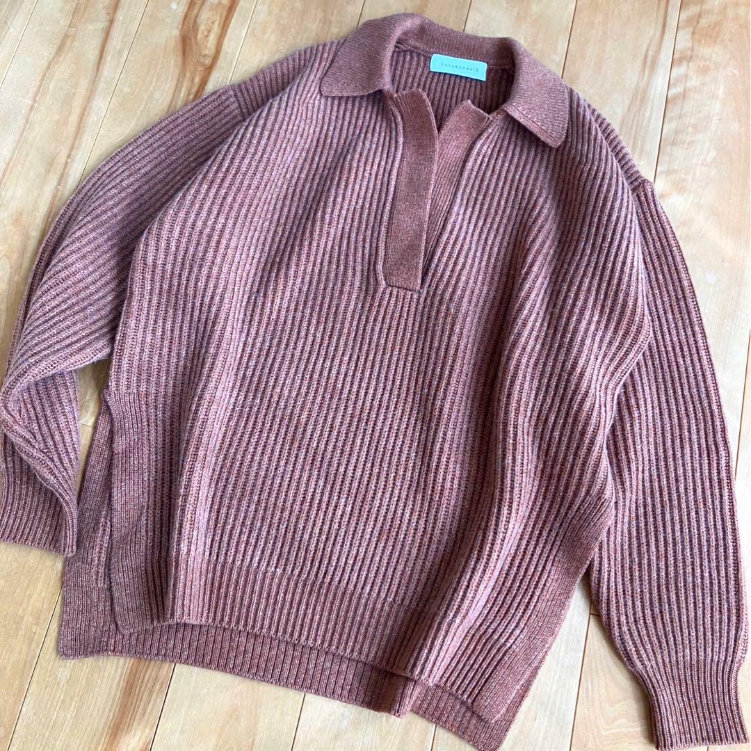 ゆきんこ様専用 SAYAKA DAVISサヤカデイヴィス ポロニット ブラウン