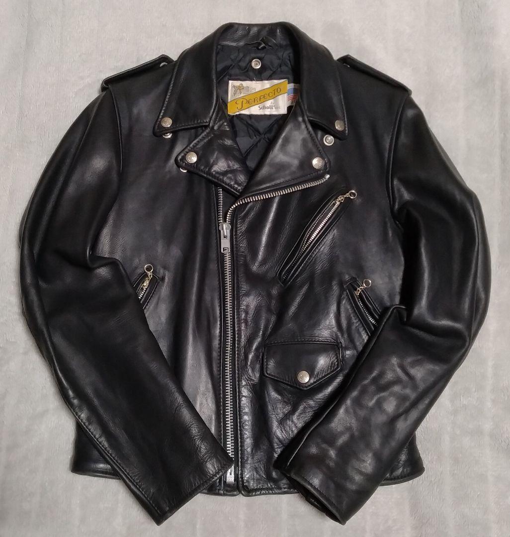 LOT118】schott ダブルライダース（36） - メルカリ