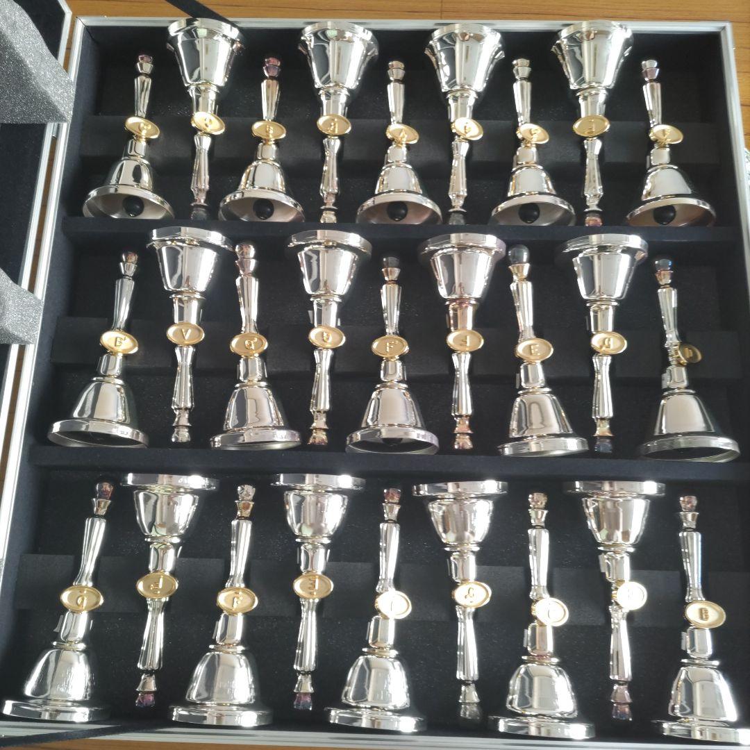 美品 全音ハンドベル 27個セット 専用ケース付き 楽天市場】全音 ミュージックベル 27音の通販