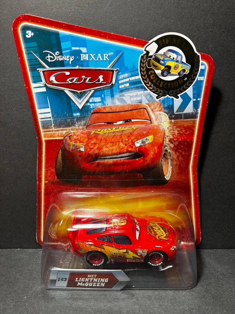 マックイーン　マックィーン　wet 濡れ　水滴　カーズ ミニカー