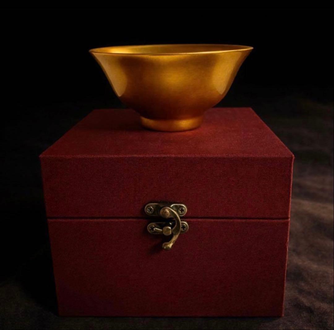 無形文化遺産・乾漆苧麻】金彩漆椀 天台山 湯春甫 作 - メルカリ