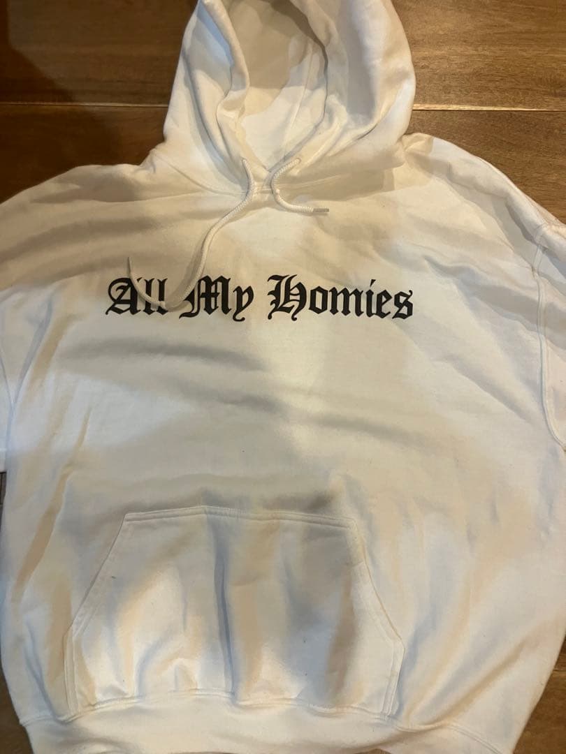 激レアzorn all my homies 白パーカー 大幅値下げ！今だけ！ - メルカリ