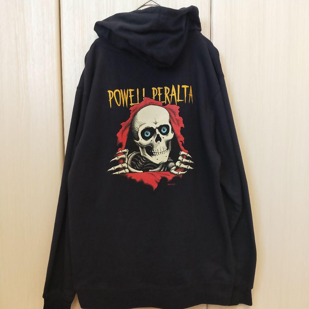 パウエルペラルタ Powellperalta 覗きスカル パーカー 黒タグ - メルカリ