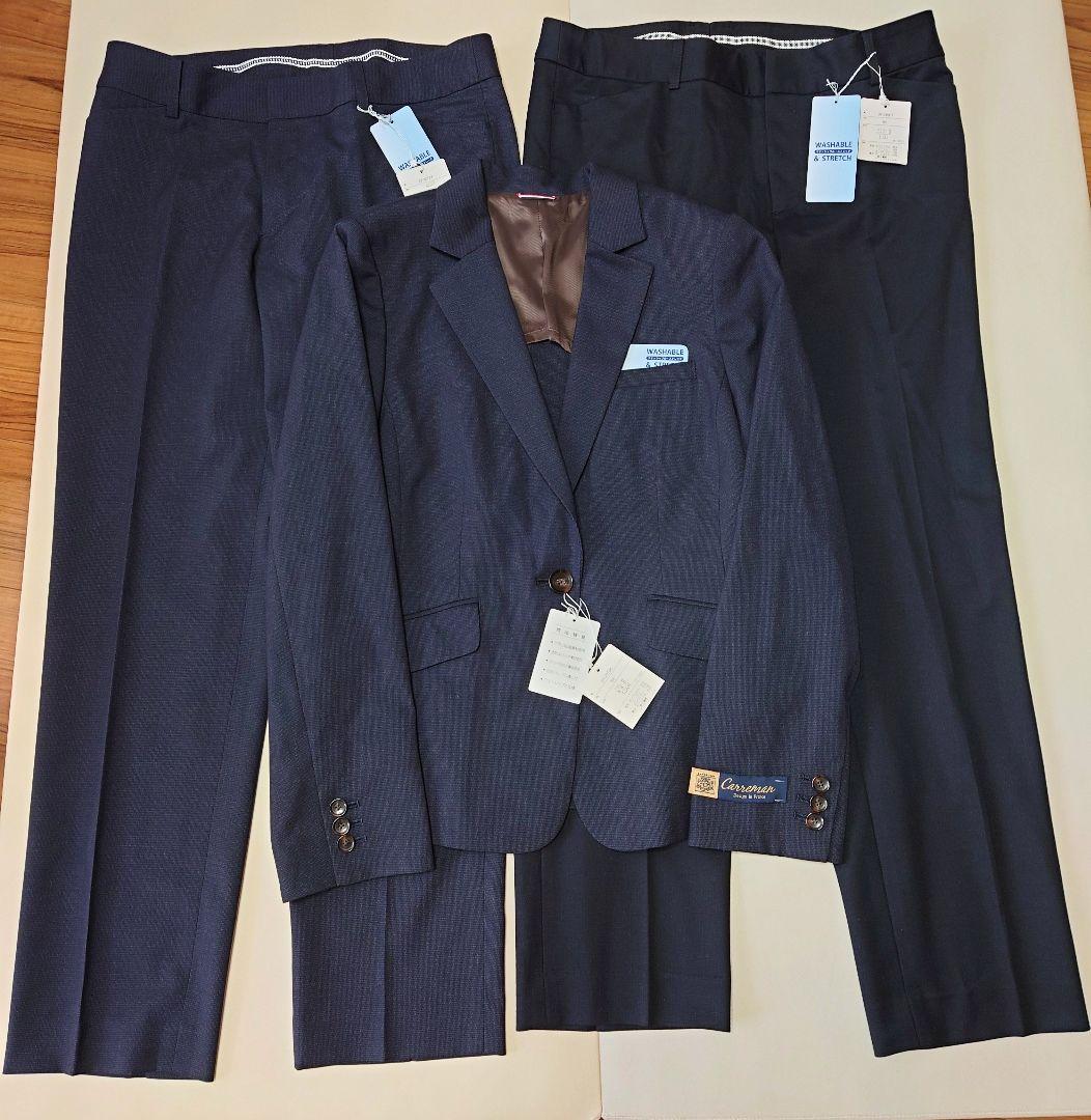【新品】P.S.FA Carreman レディースパンツスーツ上下セット 13号