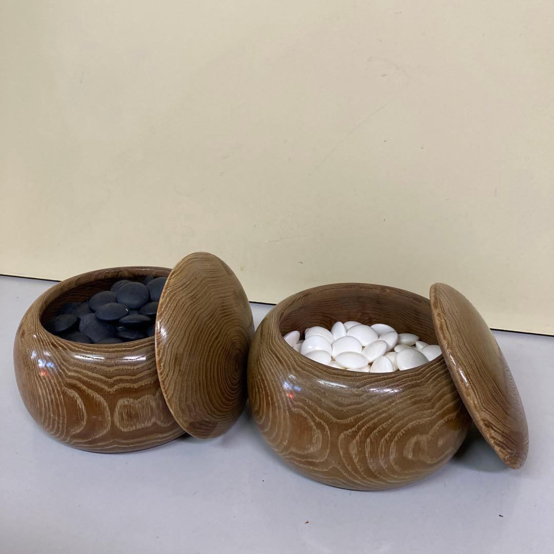 B-4 那智黒 蛤 囲碁 碁石 碁笥 囲碁セット 囲碁盤 囲碁用品 ボードゲーム 囲碁セット | 日向碁盤碁石