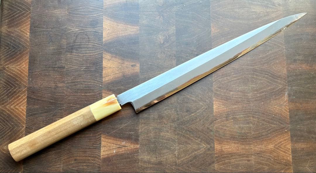 正本総本店　霞　柳刃　300mm 包丁　白鋼　和包丁　再生品