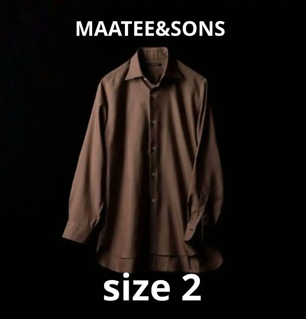 トップス MAATEE&SONS C/SILK HOUND TOOTH/ LIAN