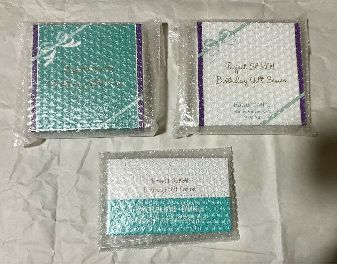即購入⭕️　プロセカ　バースデー　お返しセット　誰もいないセカイ『初音ミク』　3点 プロセカ】キャラクターからお返しが届く“プロセカ バースデーギフト