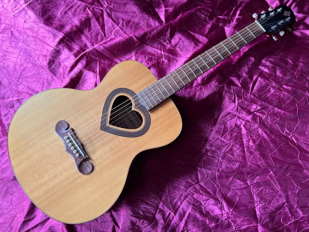 激レアZemaitis CAM-60H ハート型サウンドホール希少パーラーギター