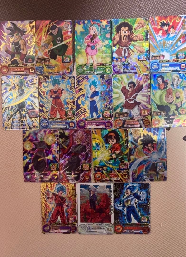 ドラゴンボールヒーローズカード17枚セット