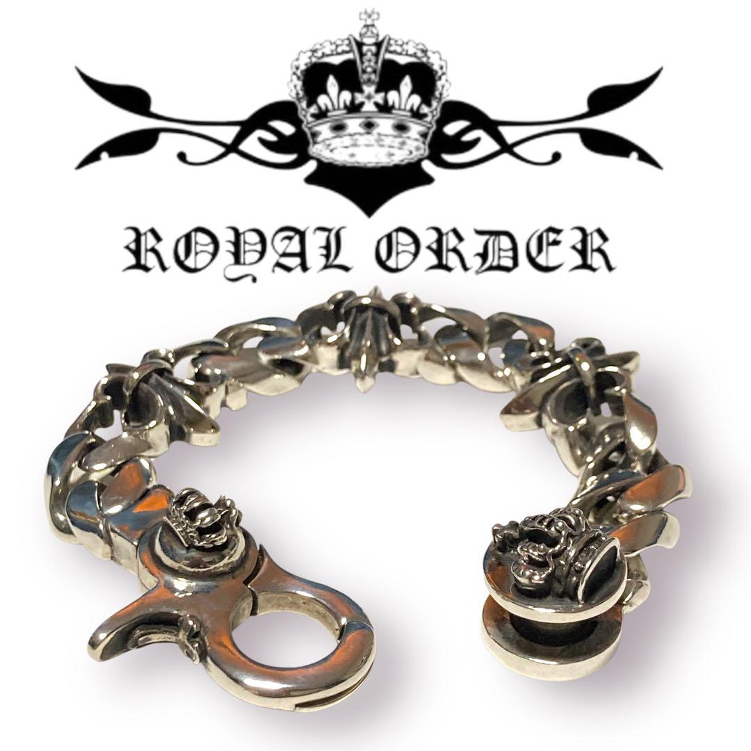 Order ブレスレット　ロイヤルオーダー　シルバー925 【研磨済】