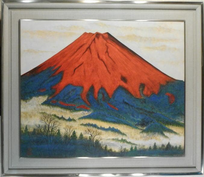箕輪好雄　　 　　富士山(赤富士)