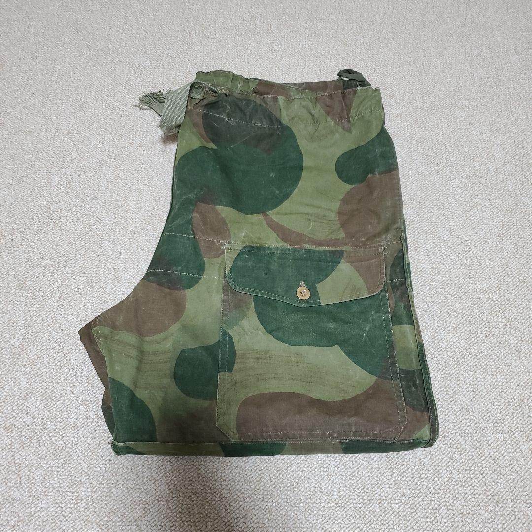 売り切り値下げ中　ベルギー軍　ブラッシュストロークカモパンツ　前期　50s