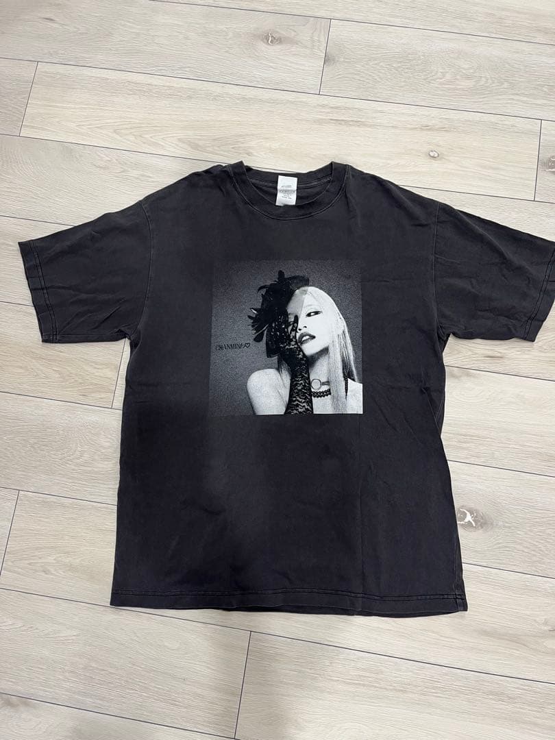 CHANMINA モノクロプリントTシャツ Lサイズ TEKKEN 8 全キャラTシャツ第二弾 Anna Wiliams