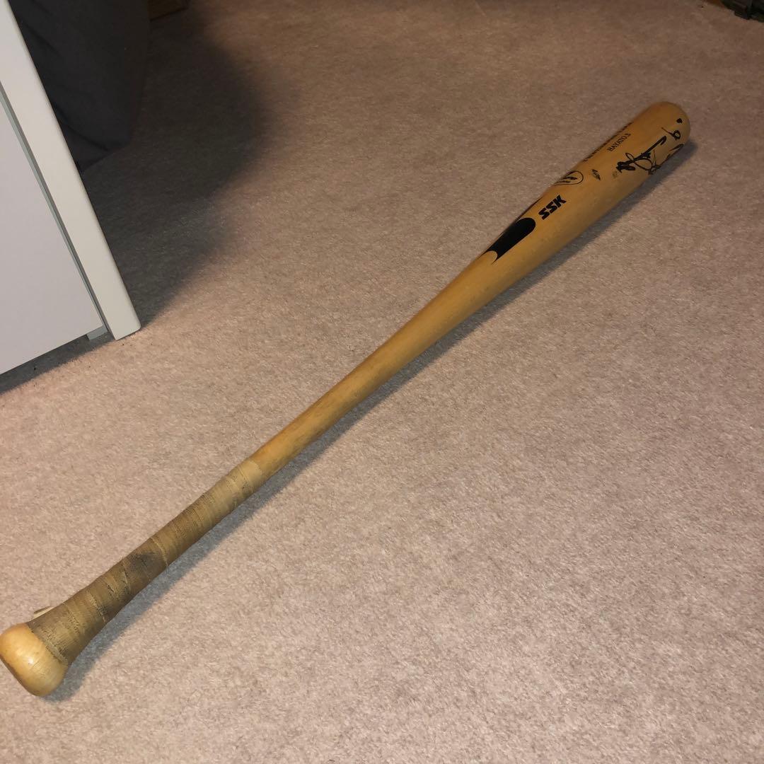 超激レア品坂本勇人読売ジャイアンツサイン入り実使用バット木製-LOUIS