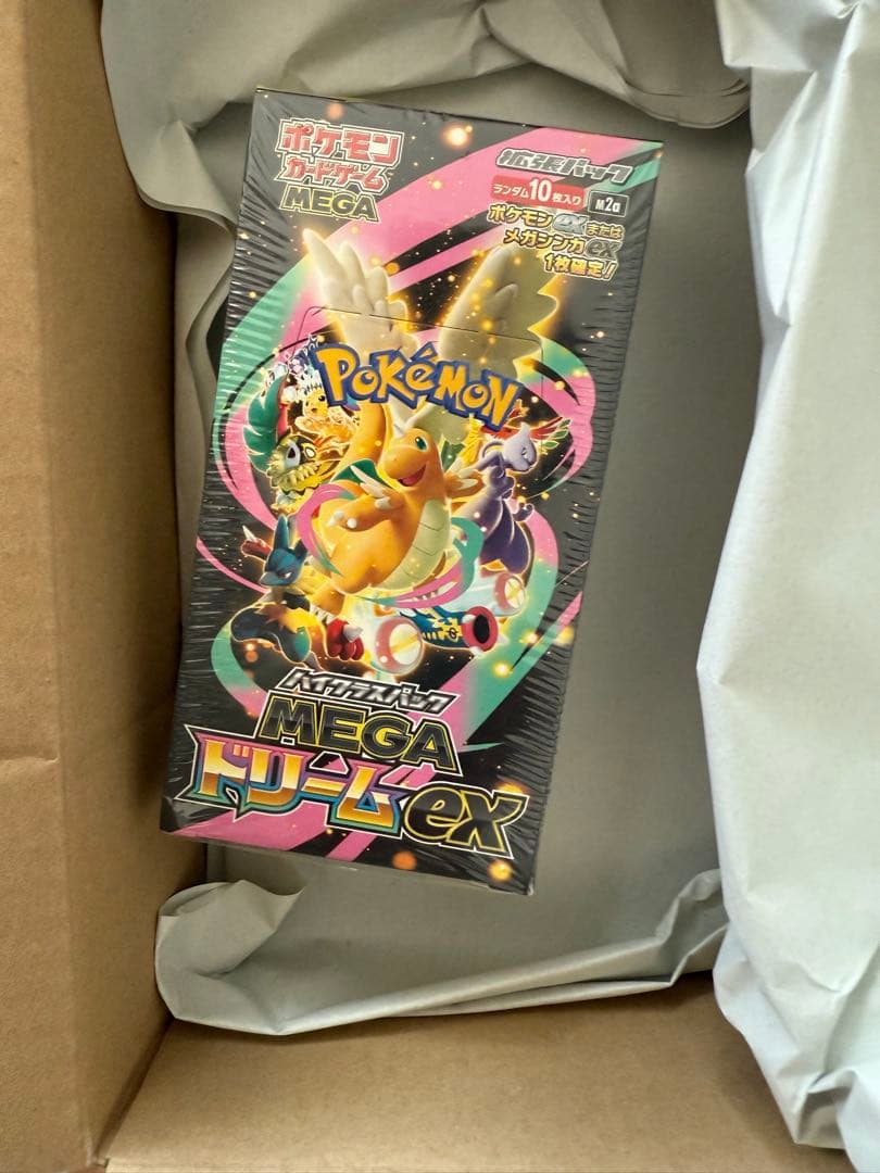 ポケモンカード MEGAドリームEX 10パック入りシリンク付き