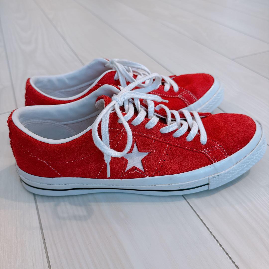 27.5cm 【日本未発売モデル】CONVERSE ワンスター OX Red