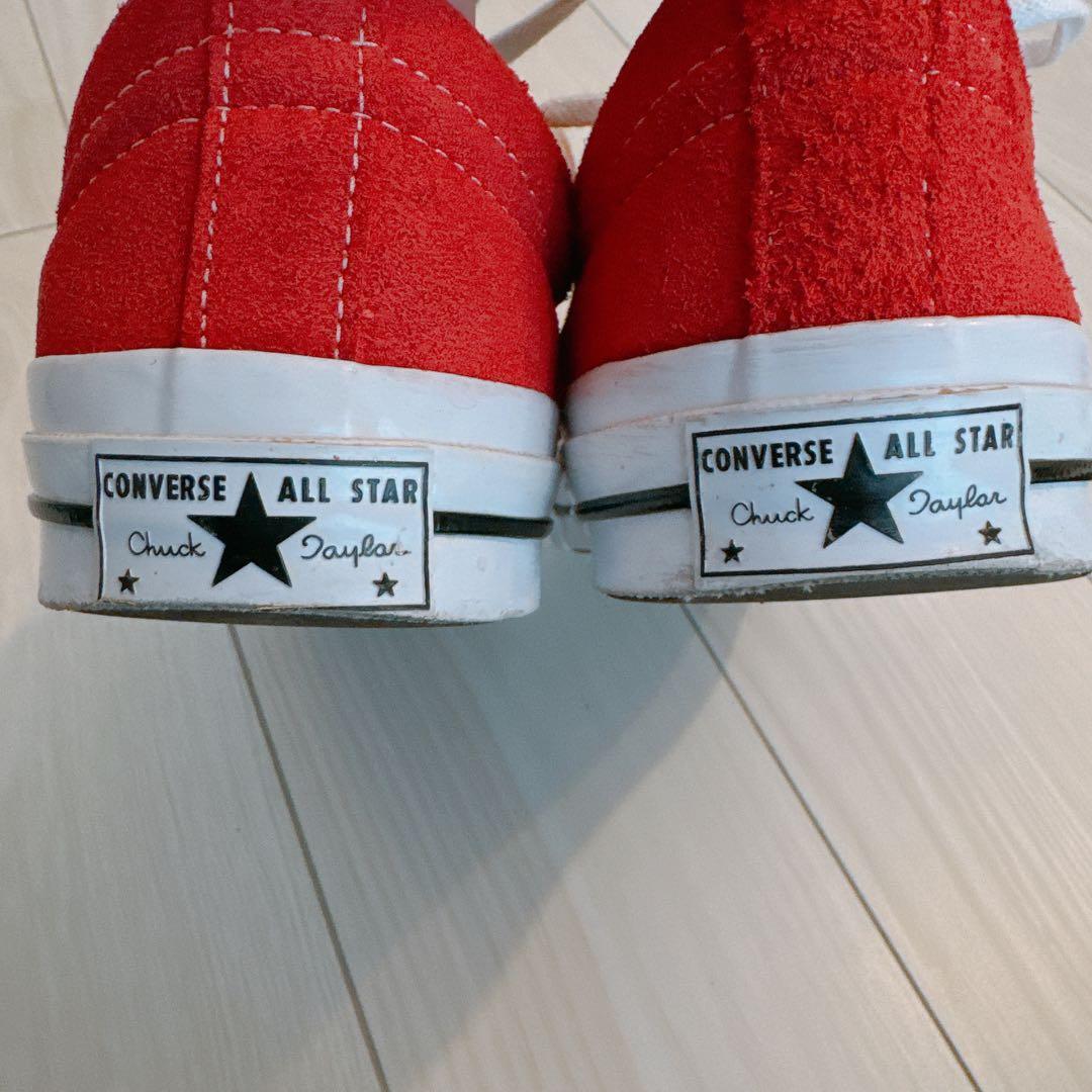 27.5cm 【日本未発売モデル】CONVERSE ワンスター OX Red