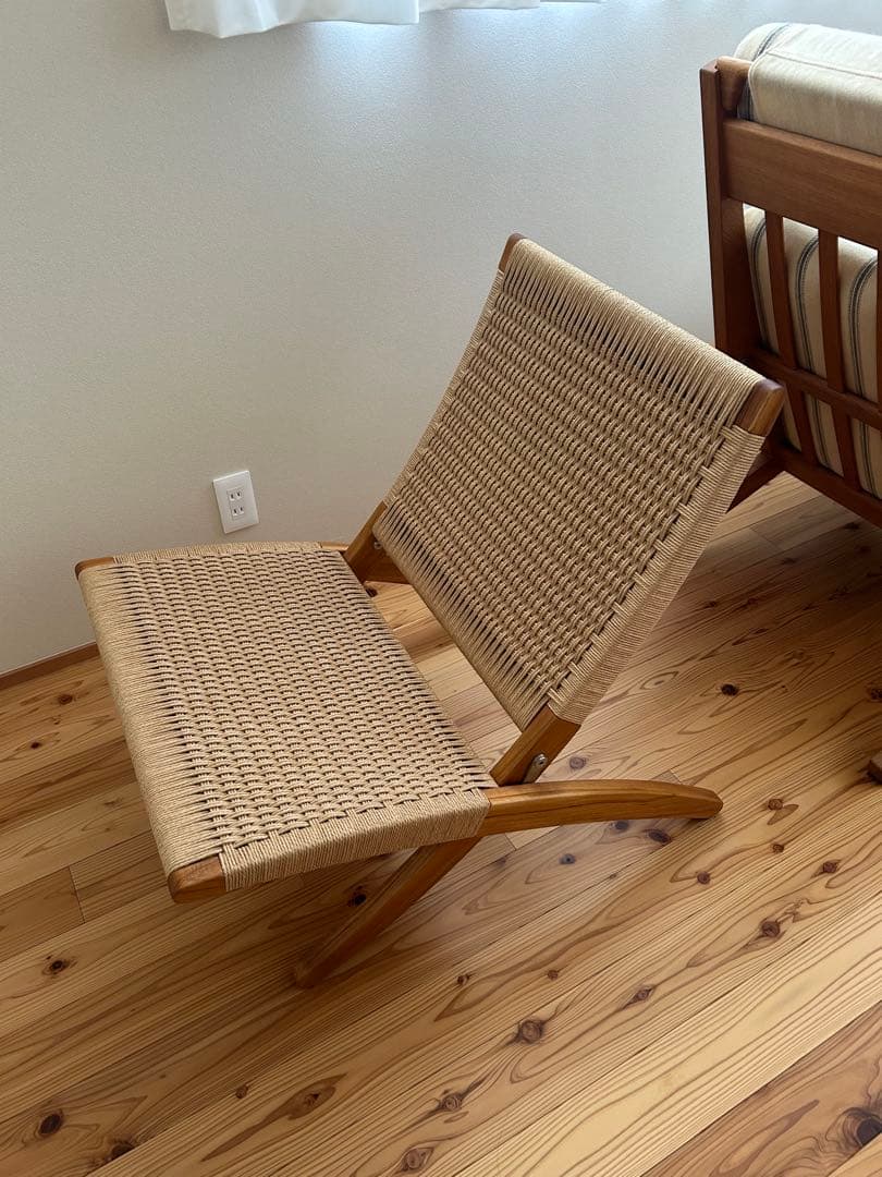 キューバチェア　アクタス限定　チーク材オイル仕上　ペーパーコード　カールハンセン