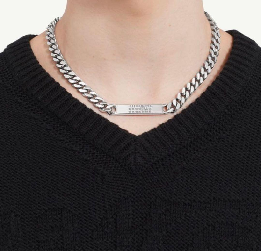 mm6 maison margiela 真鍮ネックレスペンダント MM6 エムエムシックス メゾンマルジェラ ペンダントリングネックレス