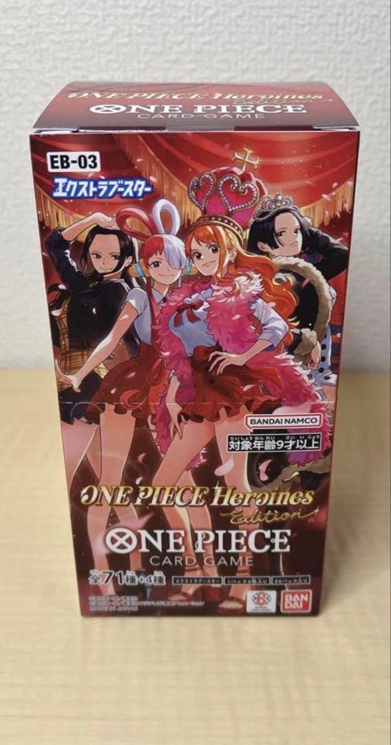 新品未開封テープ付き ワンピース ヒロインズ エディション 1BOX テープ付き ワンピースカード ヒロインズエディション 6BOX ONE PIECE