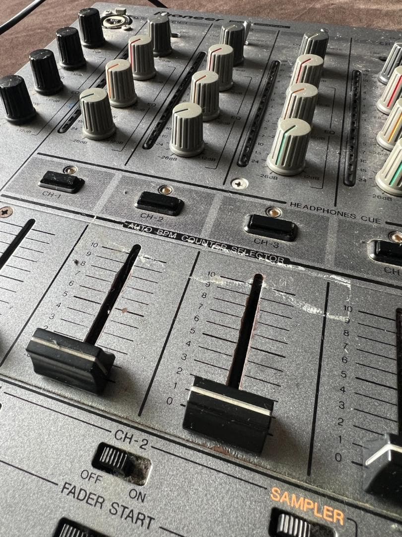 廃盤希少新品 【ジャンク】Pioneer DJM-600 DJミキサー