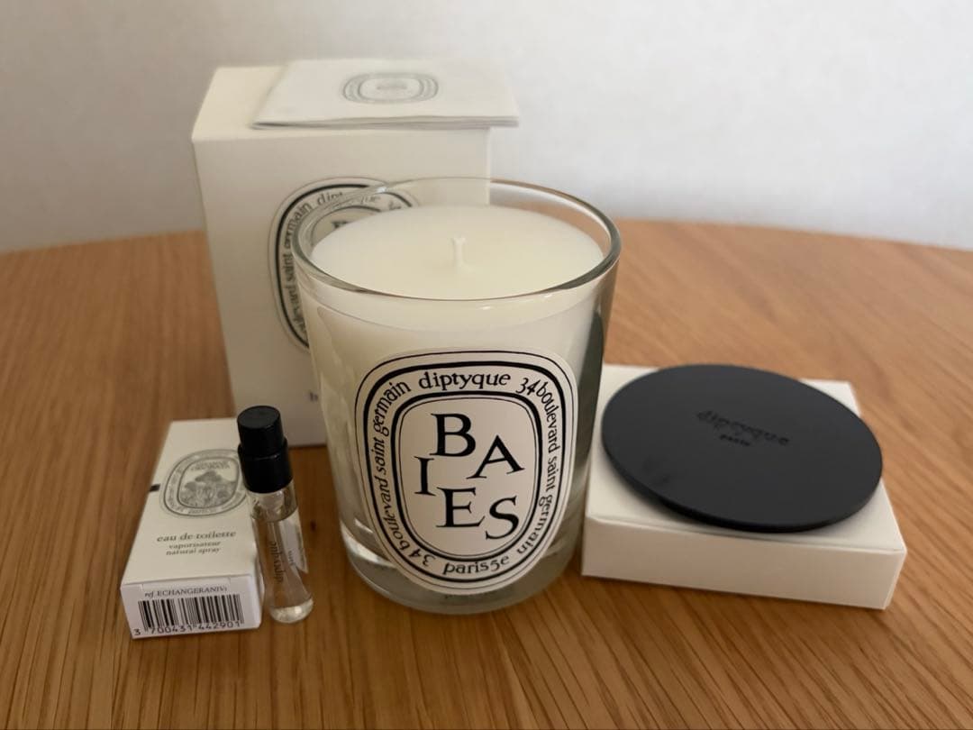 【カバー付き】diptyque BAIES キャンドル 190g