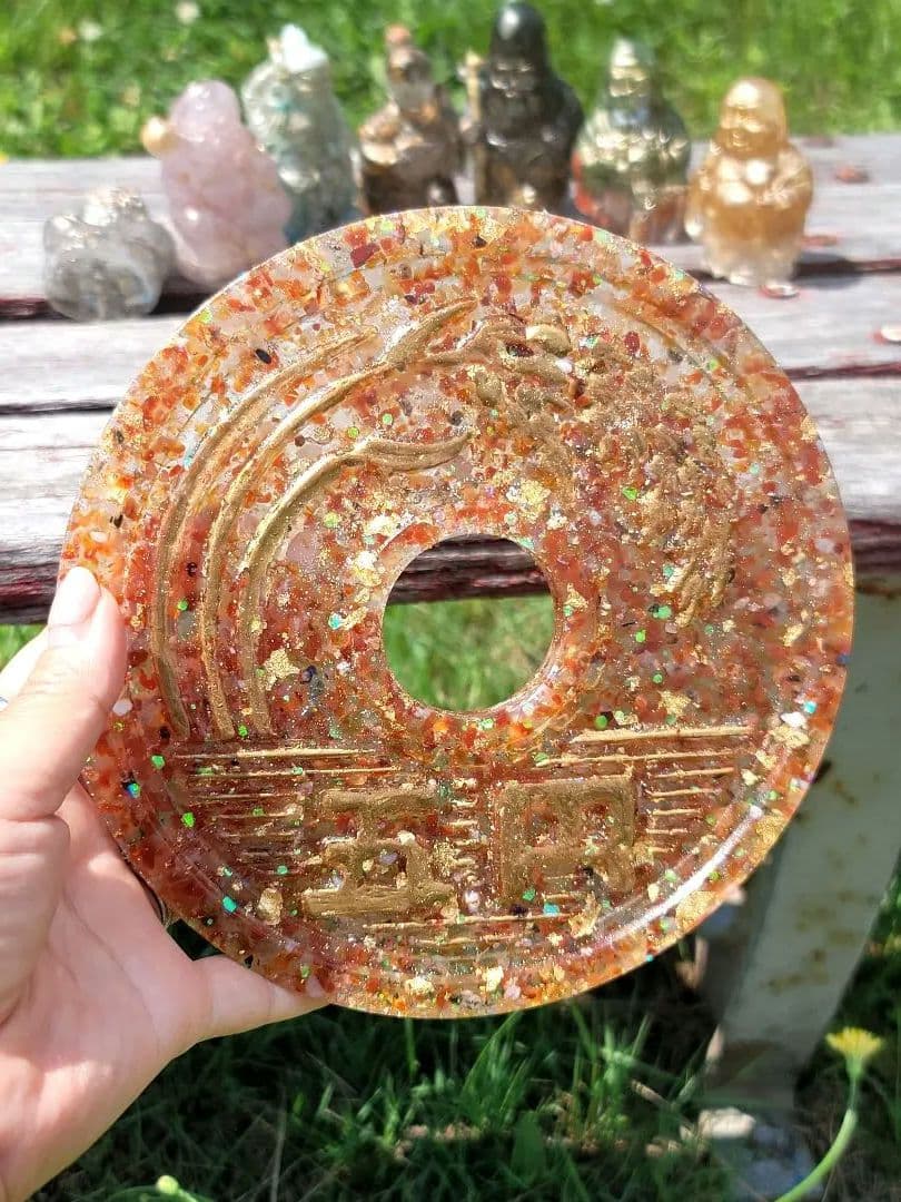 特別呪物A願掛け石★目標達成と人生の成功のご縁プレート