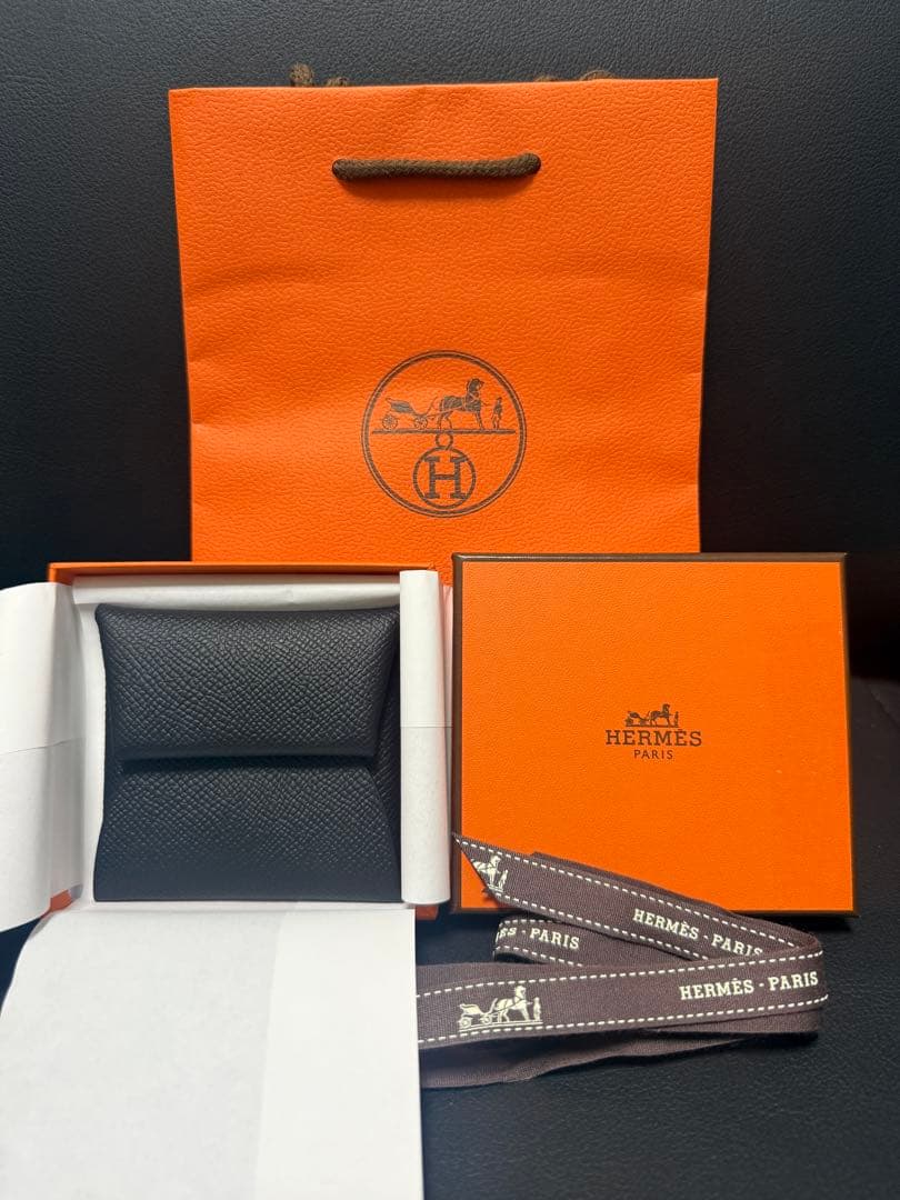 エルメス バスティア ヴォーエプソン ブラック ケース 未使用品