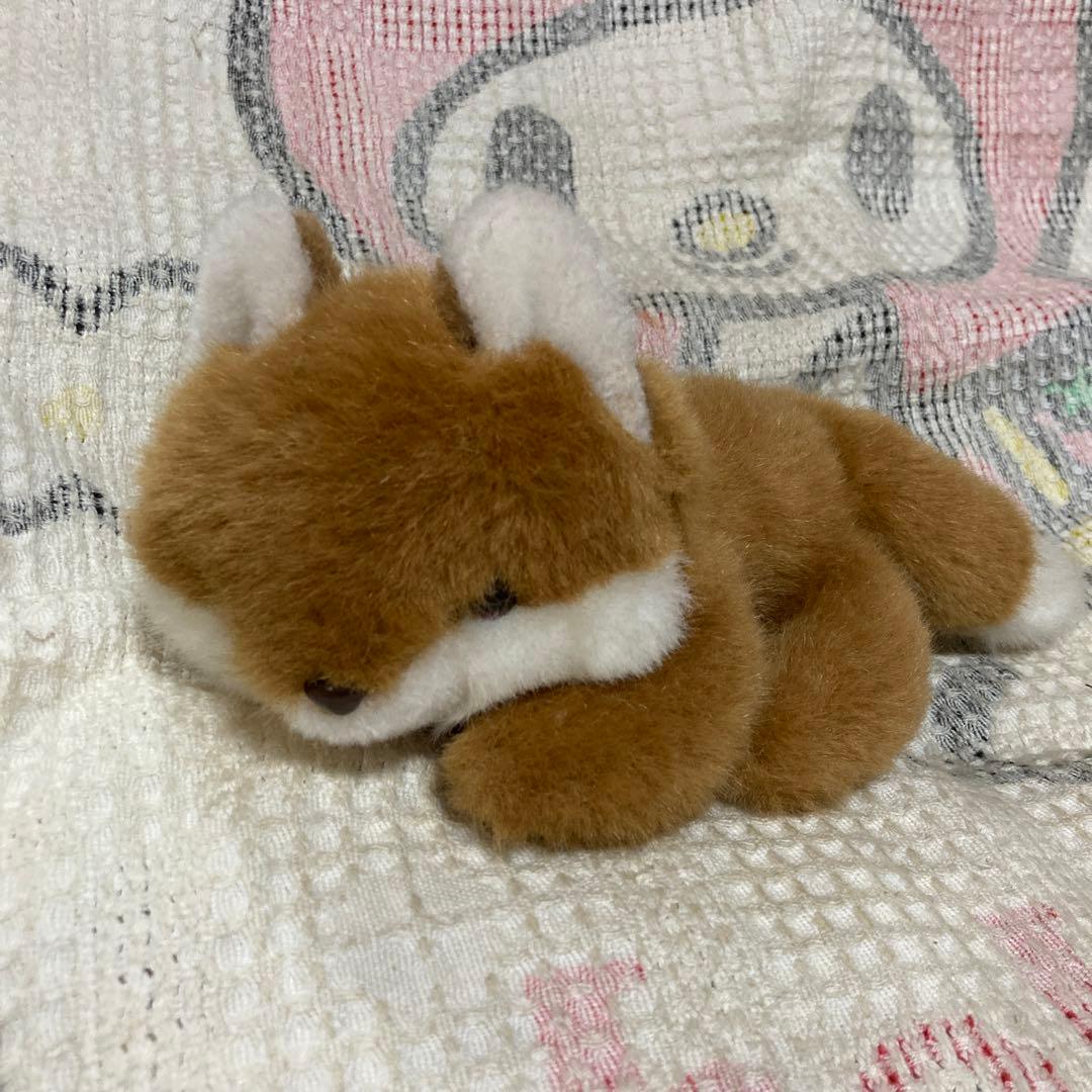 ぬいぐるみの三英 キタキツネ きつね ぬいぐるみ 2コセット 中古品