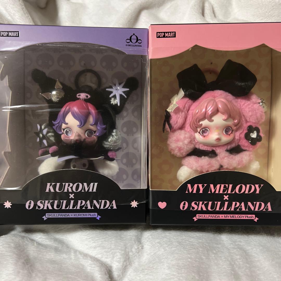 Kuromi & My Melody x Skullpanda 2体セット