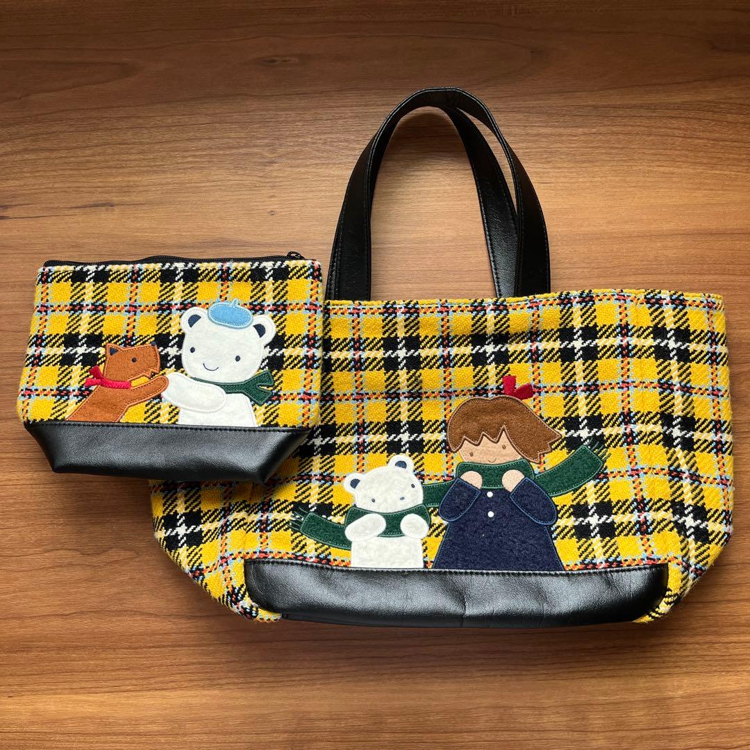 2018年　秋のファミリアショー　バッグ　ポーチ　2点セット 人気コラボレーション企画「FEILER×familiar」第2弾が決定 8月12日