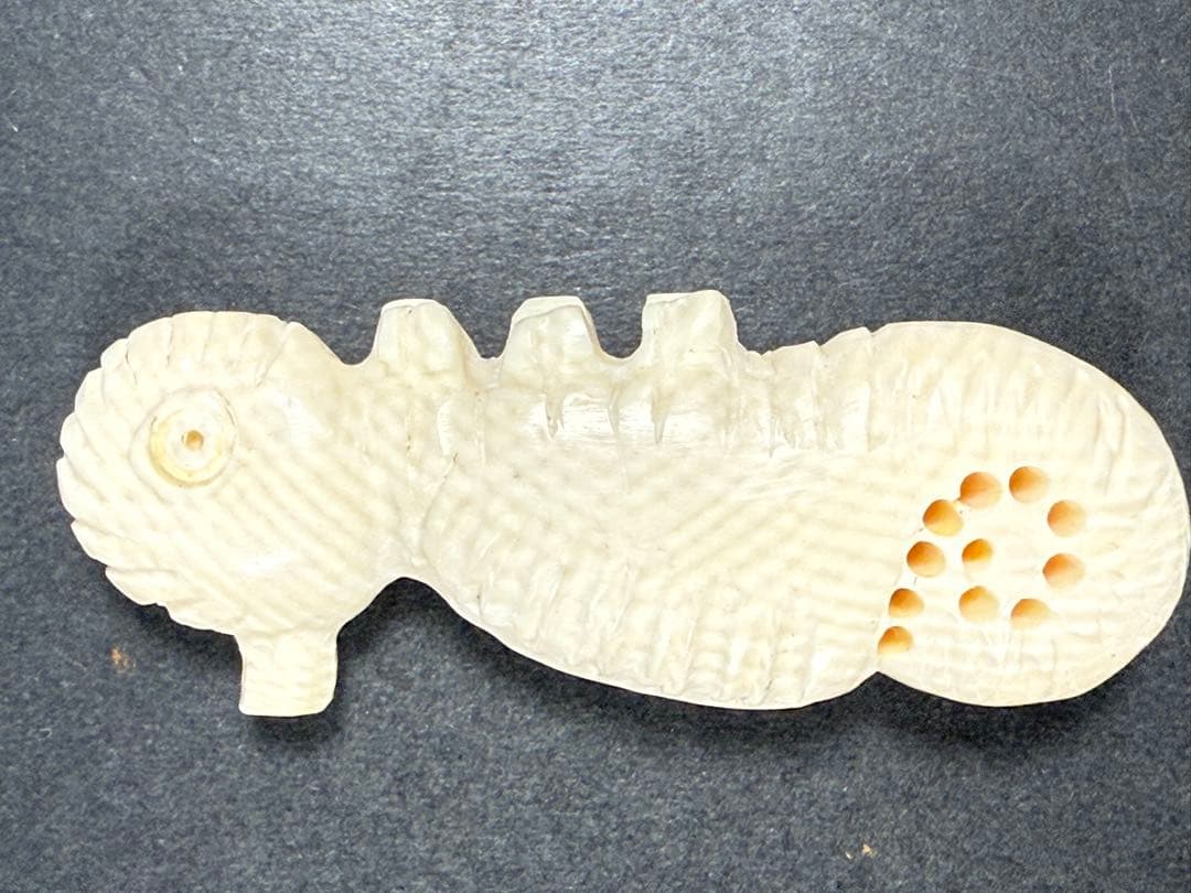 天然素材 牙 マンモス 重さ13.6g提げ物 開運 根付 検古民芸 アンティーク