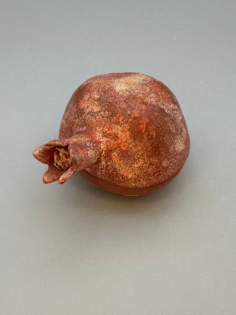 茶道具 香合 川岸充雅 乾漆柘榴