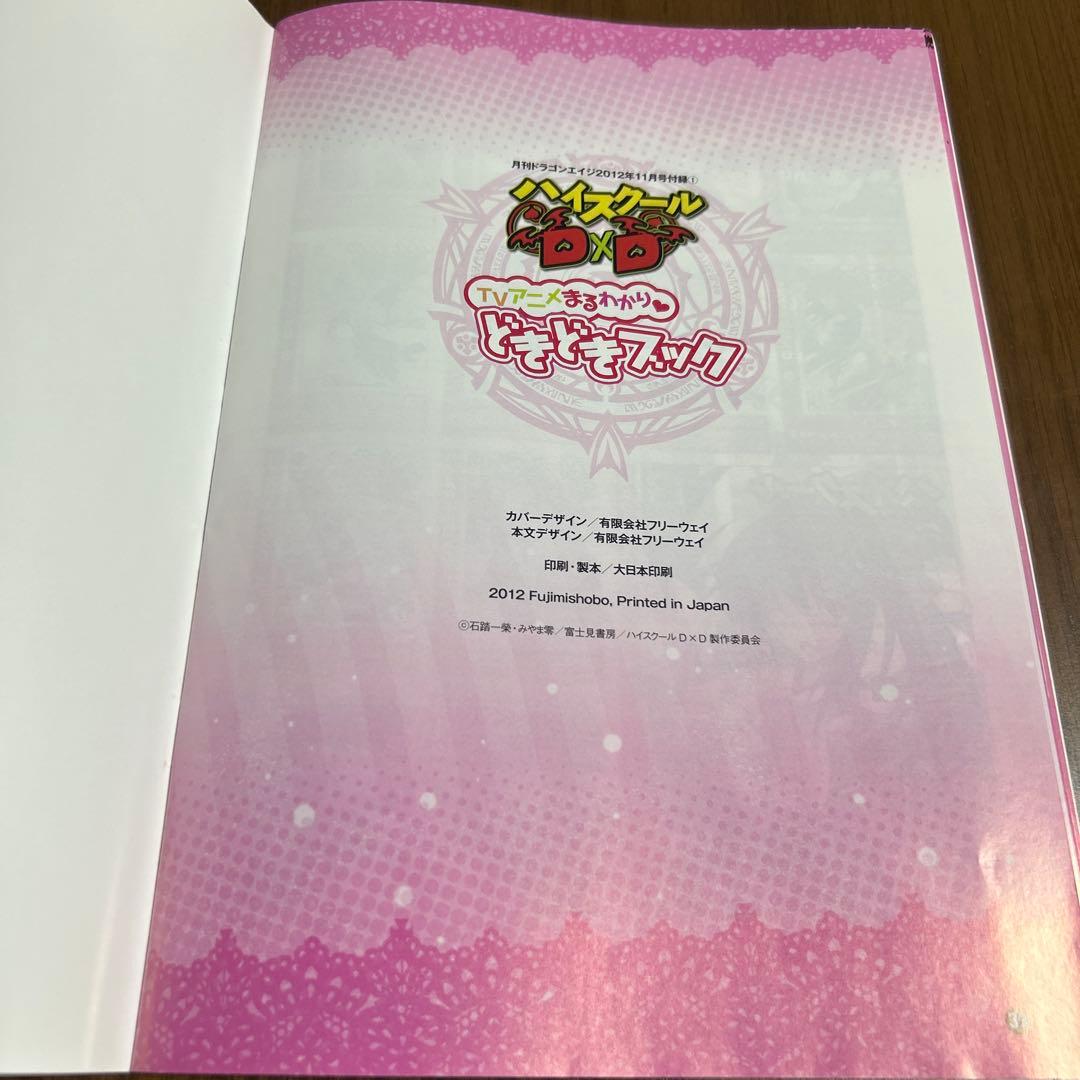 ハイスクールD×D TVアニメまるわかり　どきどきブック【非売品】