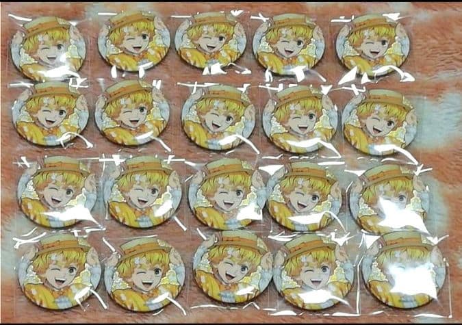 鬼滅の刃　我妻善逸　卯年　缶バッジ　AGF2023　グリッター缶バッジ　ぬい