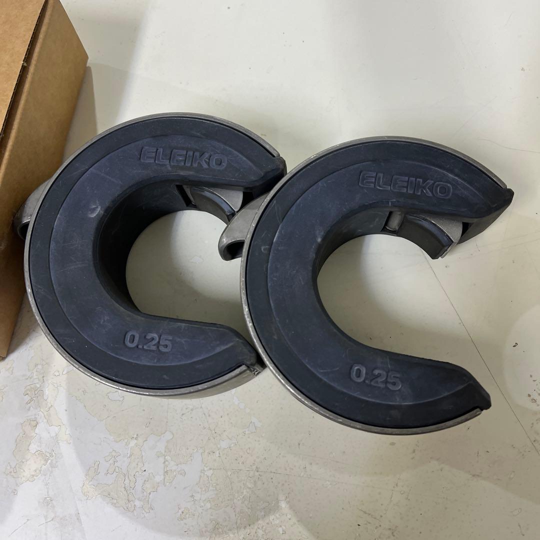 ELEIKO バーベルクランプ 0.25kg 2個セット