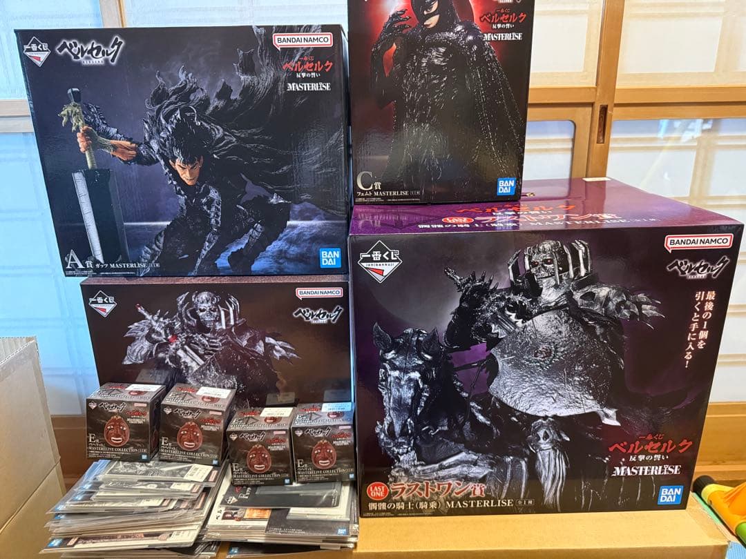 一番くじベルセルク　反撃の誓い　A B C ラストワン賞4種　コンプリートセット