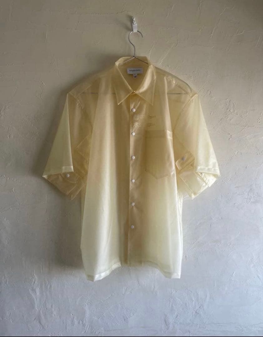 希少［XANDER ZHOU］19AW トランスルーセントシャツ