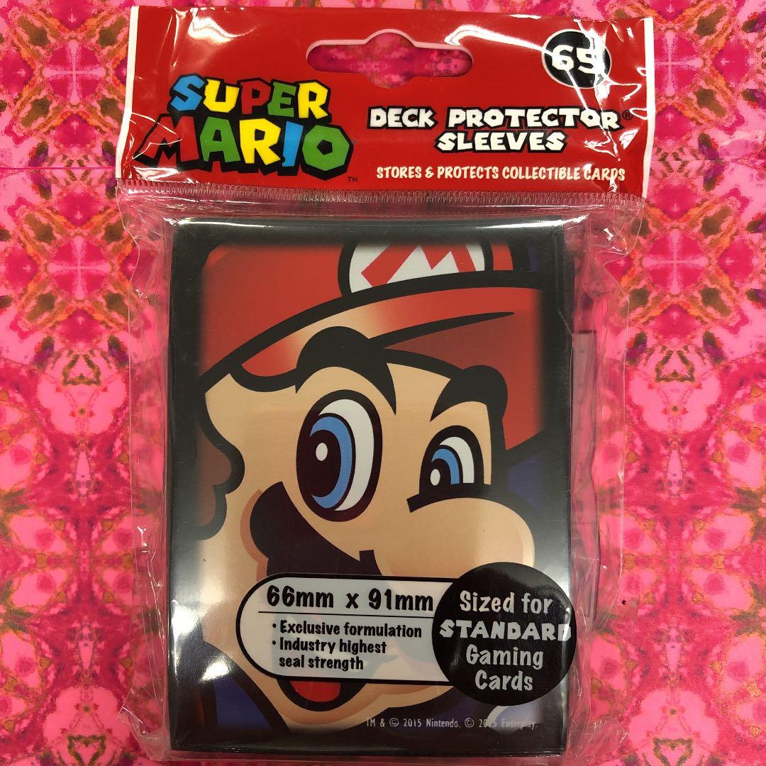 カードスリーブ　スーパーマリオ　65枚 スーパーマリオカート カード2枚 ガードダス バンダイ バンプレスト