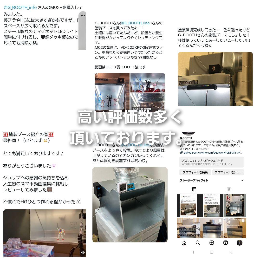 G-BOOTH S-03 コンパクト塗装ブース 大風量475m3/hセット一式 - メルカリ