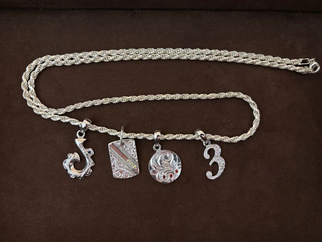 Roots （ルーツアイランド）シルバーネックレス4トップ 刻印あり Roots Island ソウルナンバー 4 ネックレスの通販 by ryoya's shop｜ラクマ