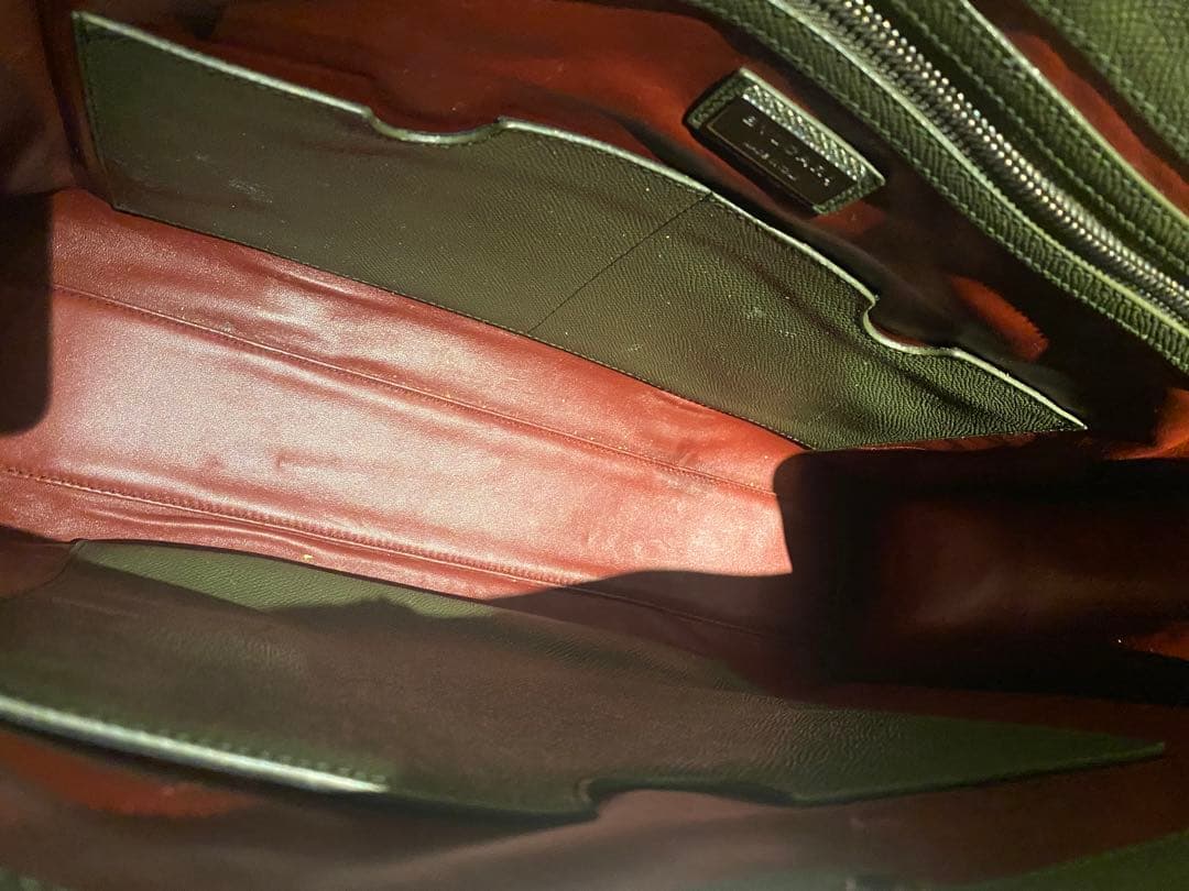 早い者勝ち】BVLGARI MAN ジップトート ブラック