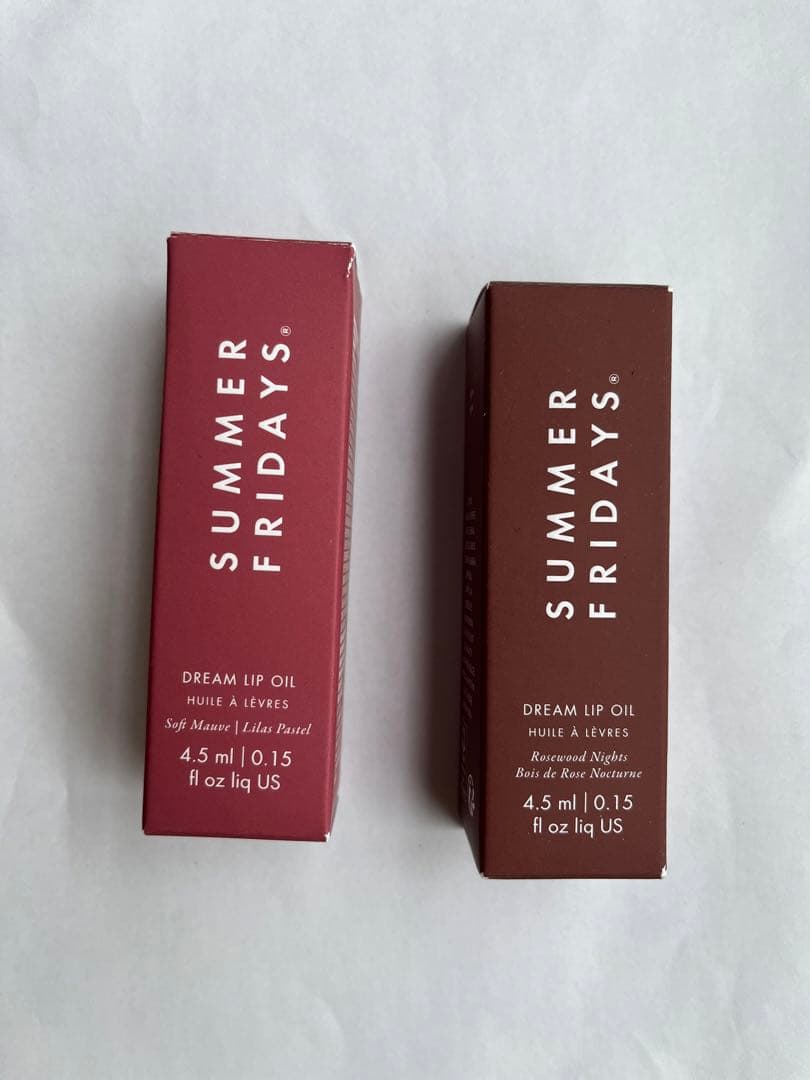 SUMMER FRIDAYS ドリーム リップ オイル 2本セット Summer Fridays Holiday Lip Butter Balm Set – Besti Beauty
