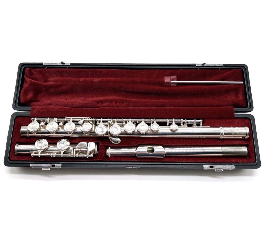 クリーニング済み✨ YAMAHA YFL211S スタンダードモデル 銀メッキ