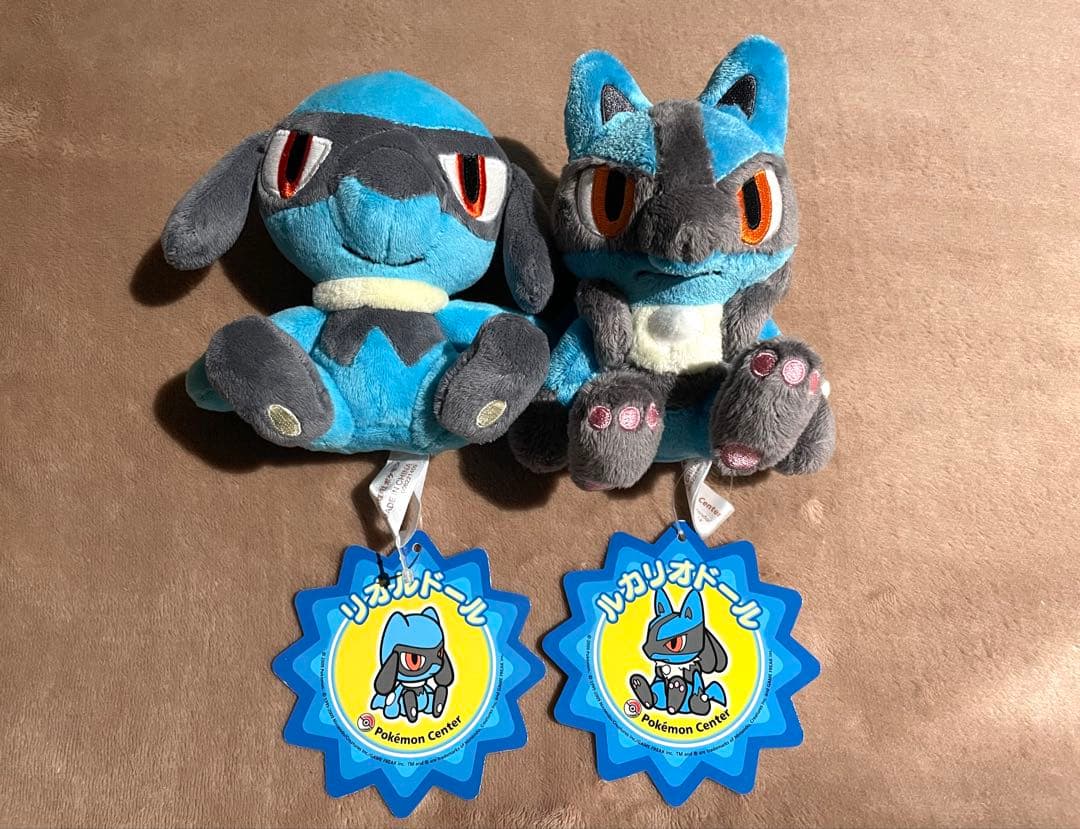 リオルドール ルカリオドール ぬいぐるみ セット2009 ポケモンセンター タグ