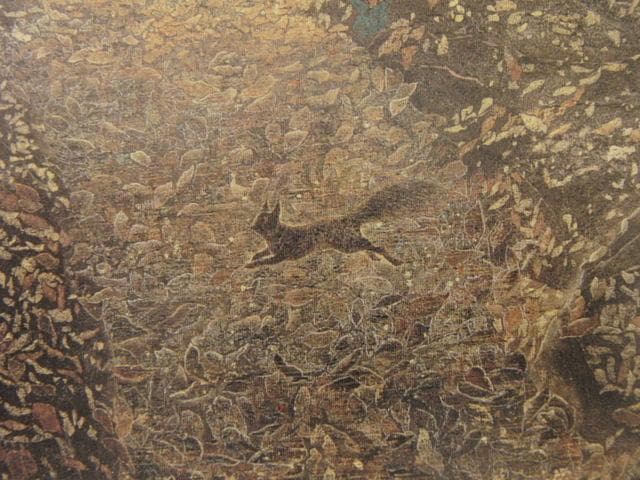 新井まち子、【色葉匂えどちりぬるを】、希少な額装用画集より