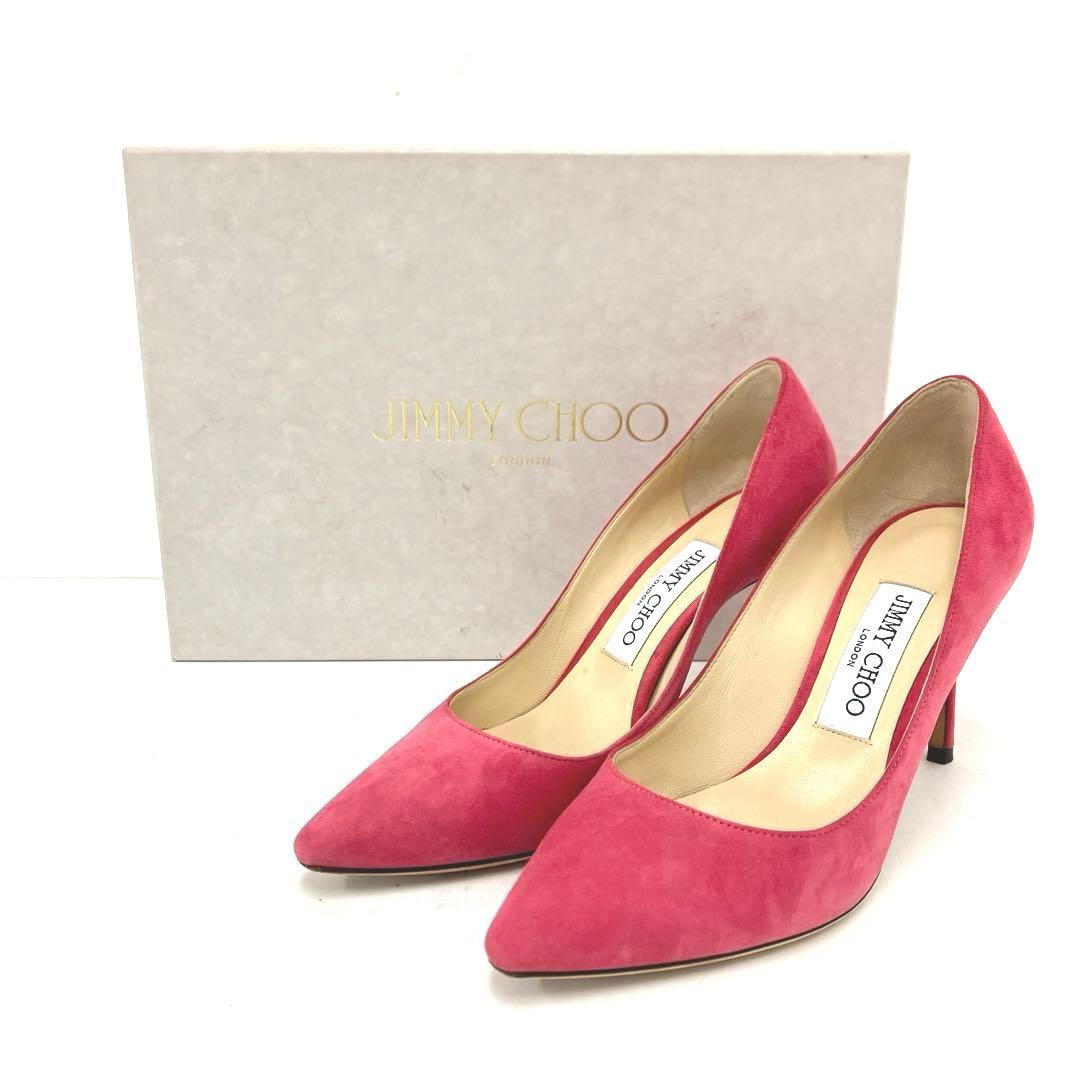 大人気☆JIMMY CHOO☆パンプス☆ピンヒール☆スエード☆ピンク