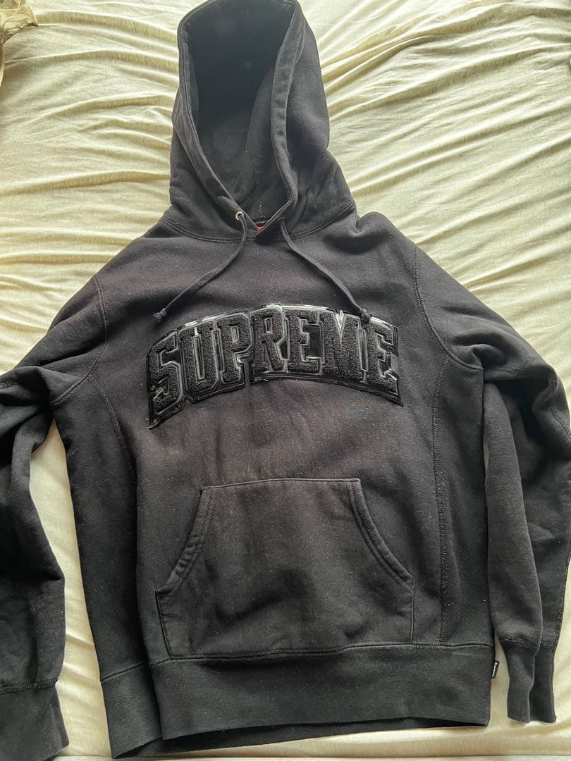 Supreme パテントアーチロゴパーカー ブラック